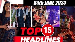 Top 15 Big News of Bollywood | 4th JUNE 2024 | Sunny Deol, Salman Khan, Aamir Khan, Ranbir Kapoor