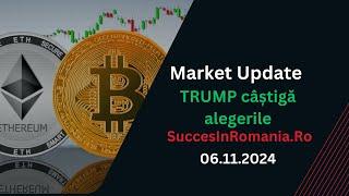 Mid-week market update. Trump câștigă alegerile