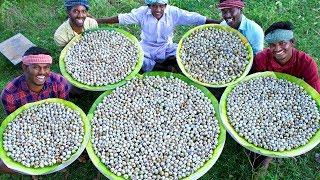 3000 QUAIL EGGS | Cooking Eggs in CLAY | Ancient Traditional Quail Egg Recipes Cooking In Village