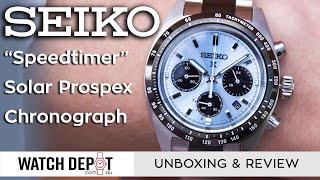 Seiko Prospex Speedtimer Limited Edition SSC909P - Unboxing & Quick Look