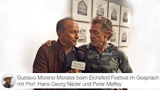 Gustavo Moreno Morales unterwegs beim Eichsfeld Festival mit Prof. Hans Georg Näder und Peter Maffay