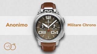 Anonimo Automatic Militare Chronograph Watch Brown AM-1120.01.002.A02