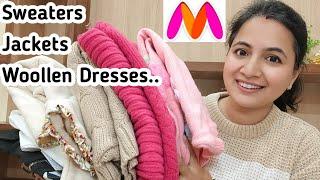 Myntra Winter Wear Haul / Winter Sweaters , Coats, Dresses Haul / Neema's Corner