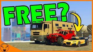 Every 'Free' Car in GTA 5 Online