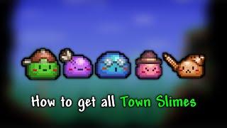 How to obtain all Town Slimes in Terraria 1.4.4