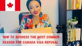 How To Address The Most Common Reason For Refusal of A Canadian Study Permit/Visa Application