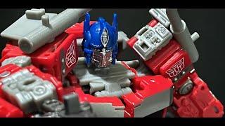 Transformers-Stop Motion-[Optimus Prime vs Scourge Epic Final Battle]