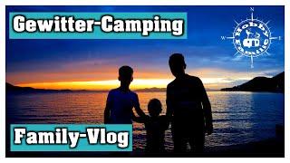 Gewitter-Camping-VLOG | Wohnwagen & Vorzelt sichern | Urlaub in Kroatien | Hobbyfamilie