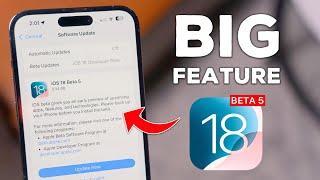 iOS 18 Beta 5 - Big NEW Feature (Unexpected Changes)