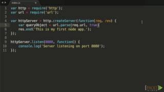 Learning Node.js : Creating a Simple Web Server | packtpub.com