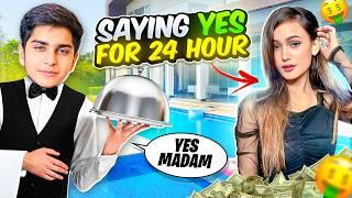 Saying Yes To My Girlfriend For 24 Hours  Funniest Challenge Ever  - Aditech