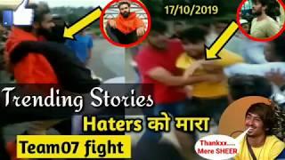 Amir siddiqui and team07 tik tok star fight in public place