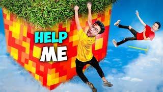 Can I Survive Minecrafts One LAVABLOCK ? ||The Bangla Gamer | Sokher Gamer || Professor Of Pc Gaming