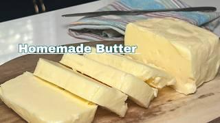 Stop Buying Butter ~ Make Homemade Butter in 5 Minutes!