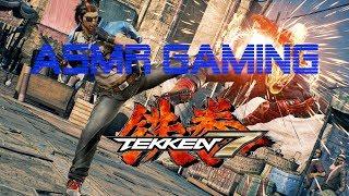 ASMR Gaming | Tekken 7 Treasure Battle Mode Hwoarang Controller Sounds + Soft Spoken Whispering