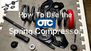 How To Use OTC 7045B Spring Compressor