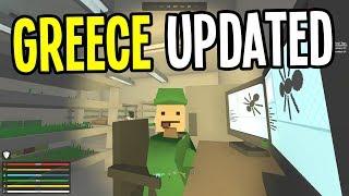 Unturned - GREECE MAP UPDATED! NEW QUESTS! - Greece Map Modded Survival - Ep. 22