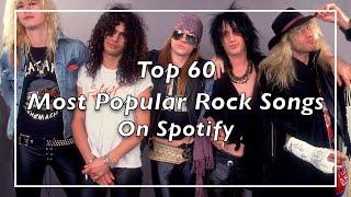 Top 60 Most Popular Rock Songs on Spotify