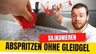 Silikonfugen ohne Glättmittel: Die geniale Methode für faule Heimwerker