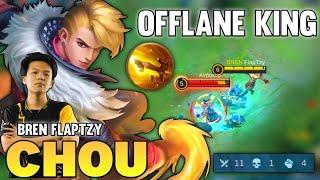 OFFLANE KING! Chou Best Build 2021 | Chou Gameplay By Flaptzy | Mobile Legends