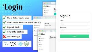 Multi Role Login using Node JS, Express, MySQL, and React JS (Complete Tutorial)