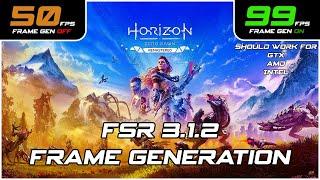 How To Install FSR 3.1.2 Frame Generation Into Horizon Zero Dawn Remastered