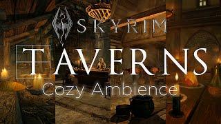 Skyrim Cozy Ambience | Taverns and Inns [4K | 60fps | Mods]