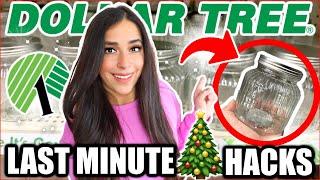 *LAST MINUTE* Dollar Tree Hacks! | Quick & Easy ideas to save you time this New Year! 