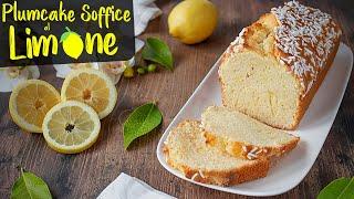 SOFT LEMON PLUMCAKE Easy Recipe Butter and Milk Free - Homemade by Benedetta