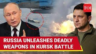 Angry Putin Unleashes Iskander Missiles, Fighter Jets & Drones On Ukraine Fighters In Kursk