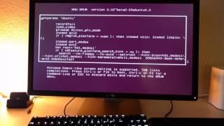 Ubuntu black screen at boot after update (GNU GRUB setting)