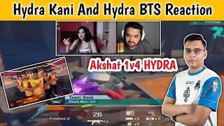 Hydra Kani And Hydra BTS Reaction On Soul Akshat 1v4 Hydra Esports | Soul Vs Hydra Nodwin Lan