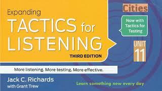 Tactics for Listening Third Edition Expanding Unit 11 Cities