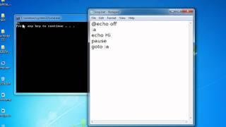 Batch Scripting - 3 - Goto Command, Markers, and Loops