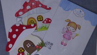 Elizabeth Craft Designs Mushroom House Folding Card Review Tutorial! So Cute!!