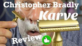 Unveiling the Mighty Brass Christopher Bradly KARVE Safety Razor!