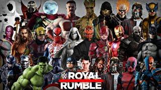 30 Man Superheroes Royal Rumble Match // WWE 2K23 Epic Gameplay