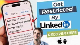 Your Account Is Temporarily Restricted Linkedin 2024 | LinkedIn Account Restricted Verify Identity