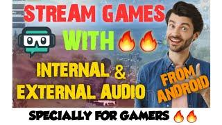 HOW TO STREAM PUBG MOBILE WITH INTERNAL AUDIO AND EXTERNAL AUDIO | #PUBG #PUBGMOBILE