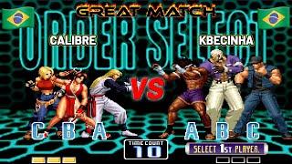 KOF 2002 - MESTRES de BRASIL se encuentran dan BATALLA ÉPICA ⭐ CALIBRE vs KBECINHA