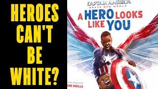 Fans SAVAGE Captain America: Brave New World INSANE RACE-BAITING BOOK Ahead Of Movie Debut