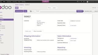 Invoice Policy In Sales Order Odoo