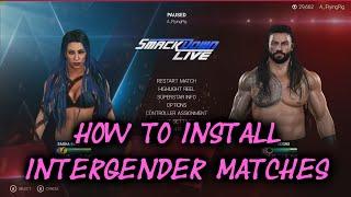 Install Intergender matches on WWE2K19 tutorial - Modding Made Easy by A Flying Pig