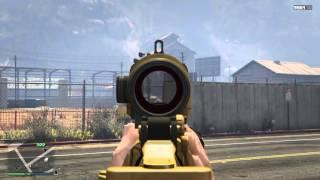 GTA 5 - How to aim down gun Sights!