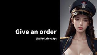 【AI & Art Reina 麗奈】Give an order *命令を下す