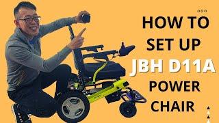 How To Set Up the JBH D11A Power Wheelchair | Tutorial