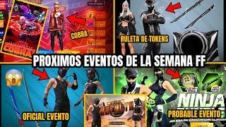 PROXIMOS EVENTO DE FREE FIRE PARA ESTA PRÓXIMA SEMANA DE MARZO 2025, EVENTO COBRA Agenda SEMANAL