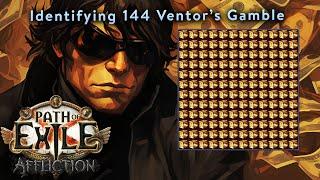 PoE 3.23 - Identifying 144 ventor's gamble rings #pathofexile