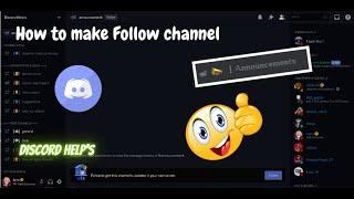 How to make discord Follow channel NO REQUIREMENTS NEEDED ( FOR FREE) 2020 #discord