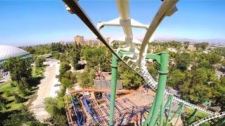 Raptor front seat on-ride HD POV Fantasilandia